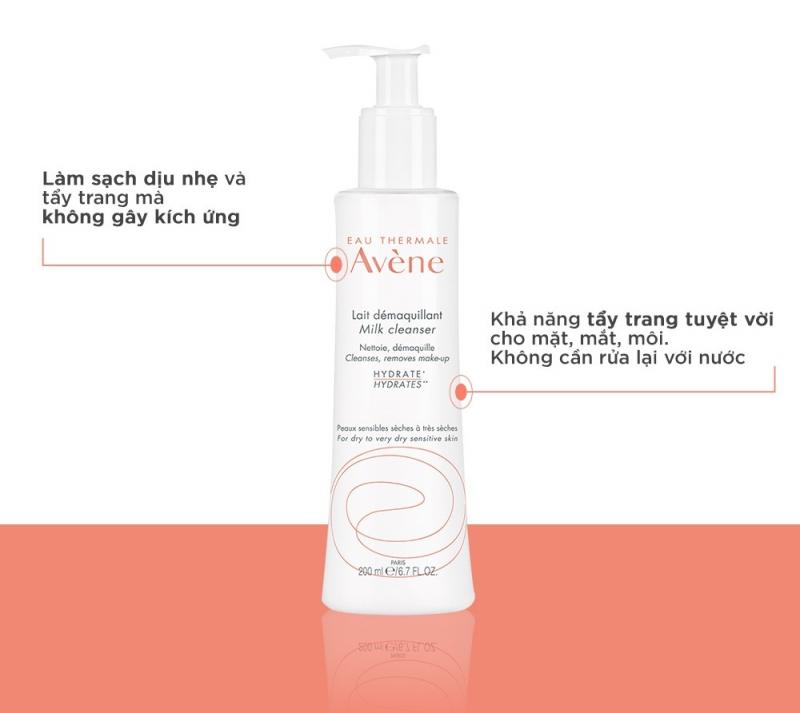 Sữa tẩy trang Avene Gentle Milk Cleanser