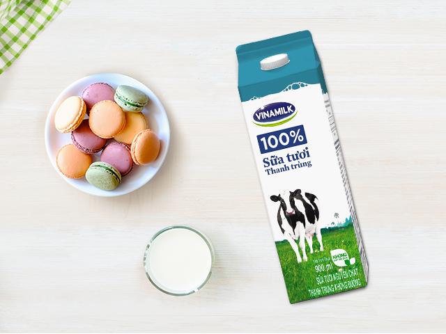 Sữa tươi 100% thanh trùng Vinamilk