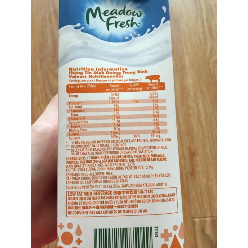 Sữa tươi Meadow Fresh