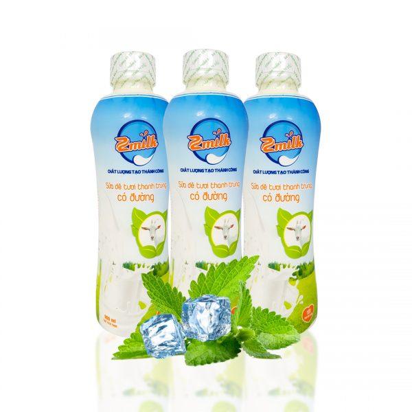 Sữa dê tươi thanh trùng có đường Ba Vì (chai 900ml)