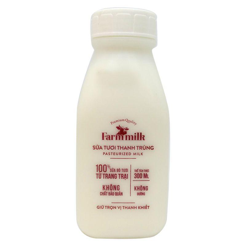 Sữa tươi thanh trùng Farm Milk không đường