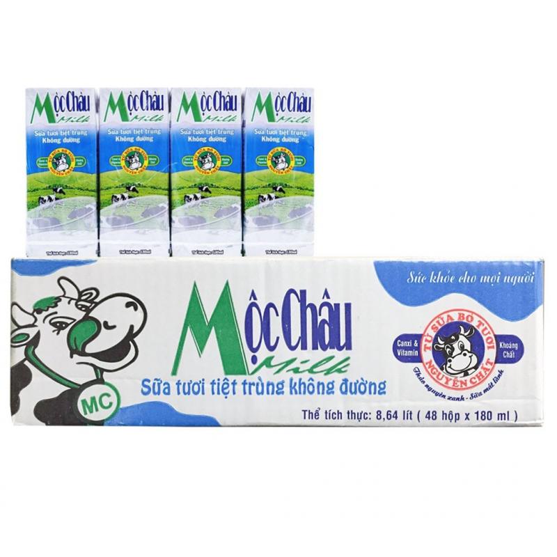 Sữa tươi tiệt trùng Mộc Châu