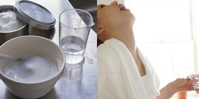 Việc súc miệng, súc họng bằng ngậm nước muối mang đến tác dụng giúp ngăn ngừa vi khuẩn tấn công được nhiều người áp dụng