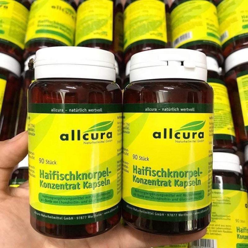 Sụn vi cá mập Allcura Haifischknorpel Konzentrat Kapseln