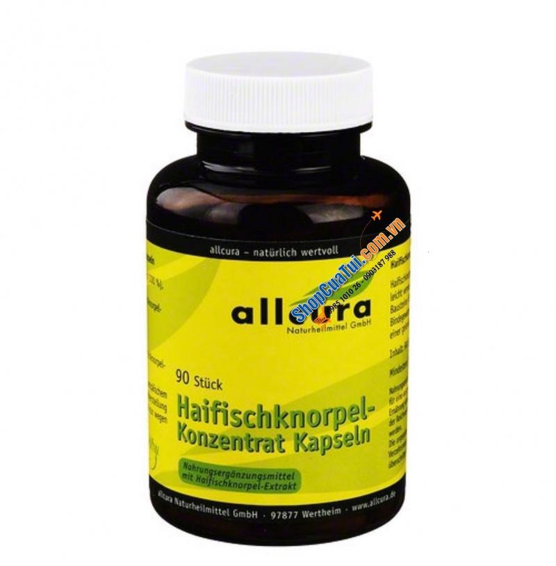 Sụn vi cá mập Allcura Haifischknorpel Konzentrat Kapseln