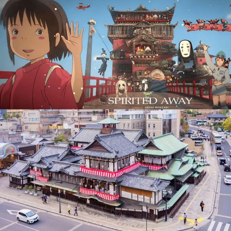 Suối nước nóng Dogo, Matsuyama - Spirited Away