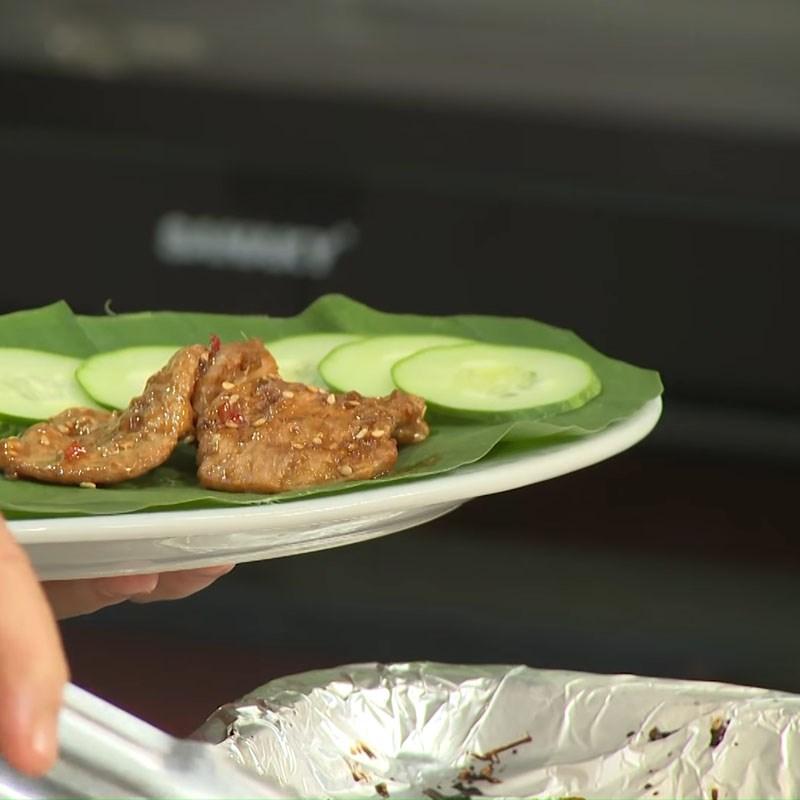 Sườn non chay nướng mè