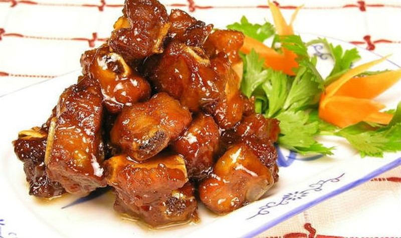 Sườn rim mặn, ngọt