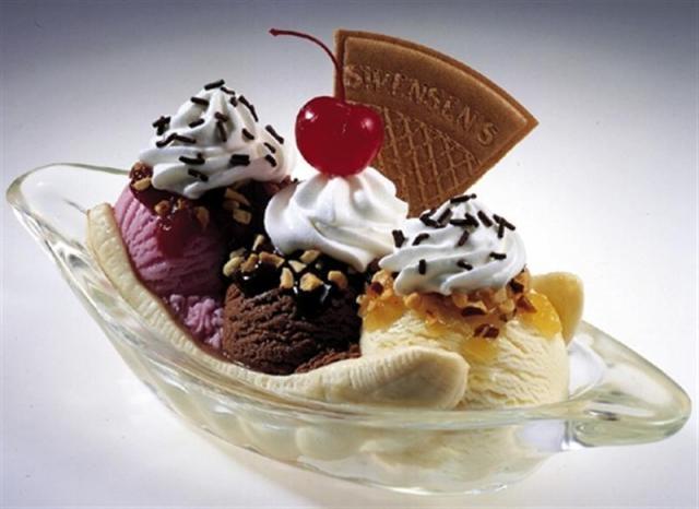 Kem BANANA SPLIT