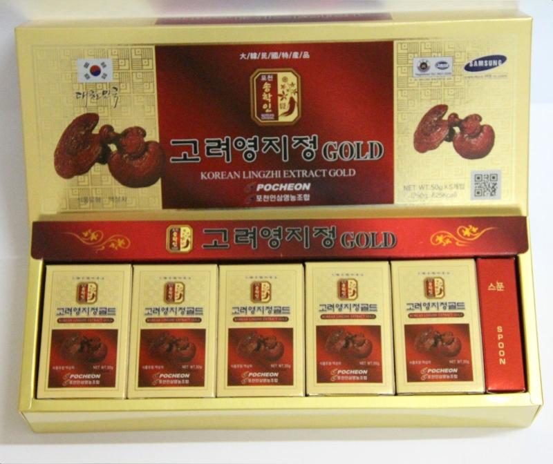 Sản phẩm cao linh chi thượng hạng ở Hàn Quốc