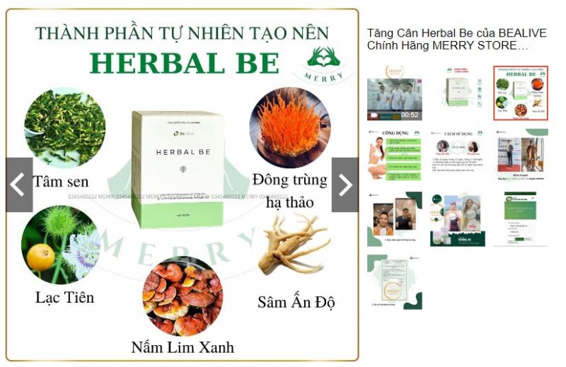Tăng Cân Herbal Be