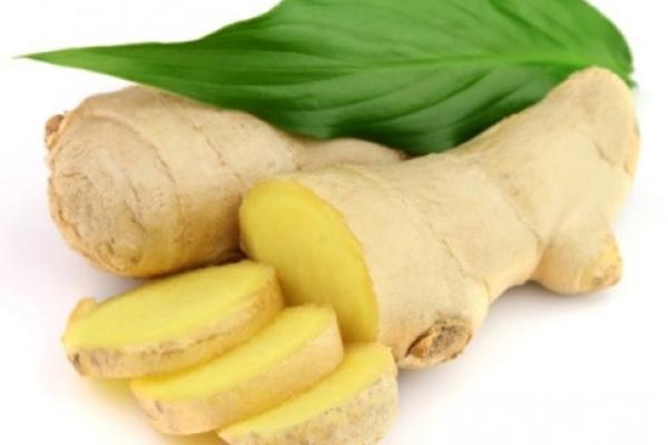 Gừng tươi giảm đau đầu.