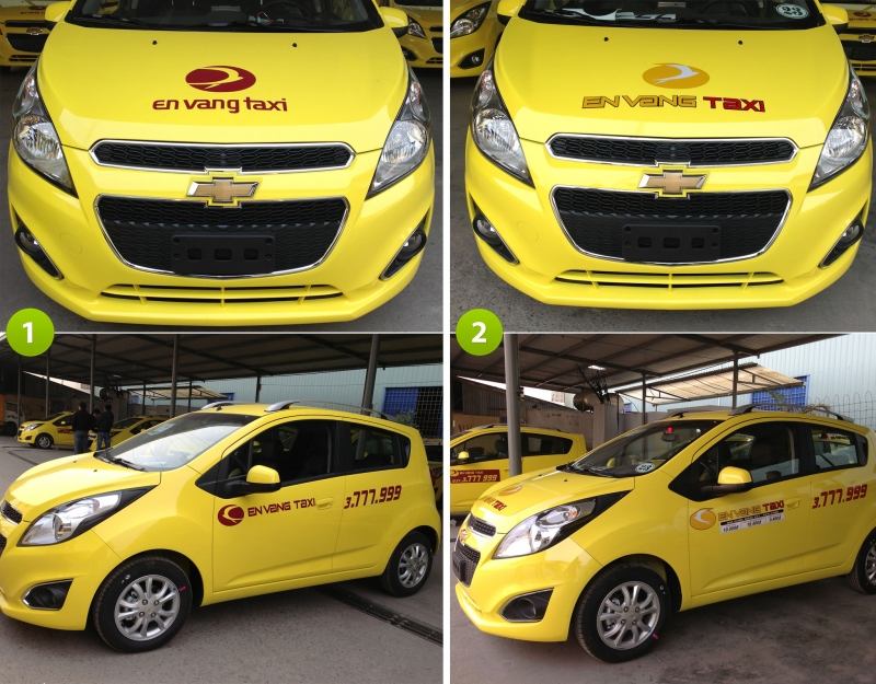 Hình ảnh mẫu xe taxi Én Vàng