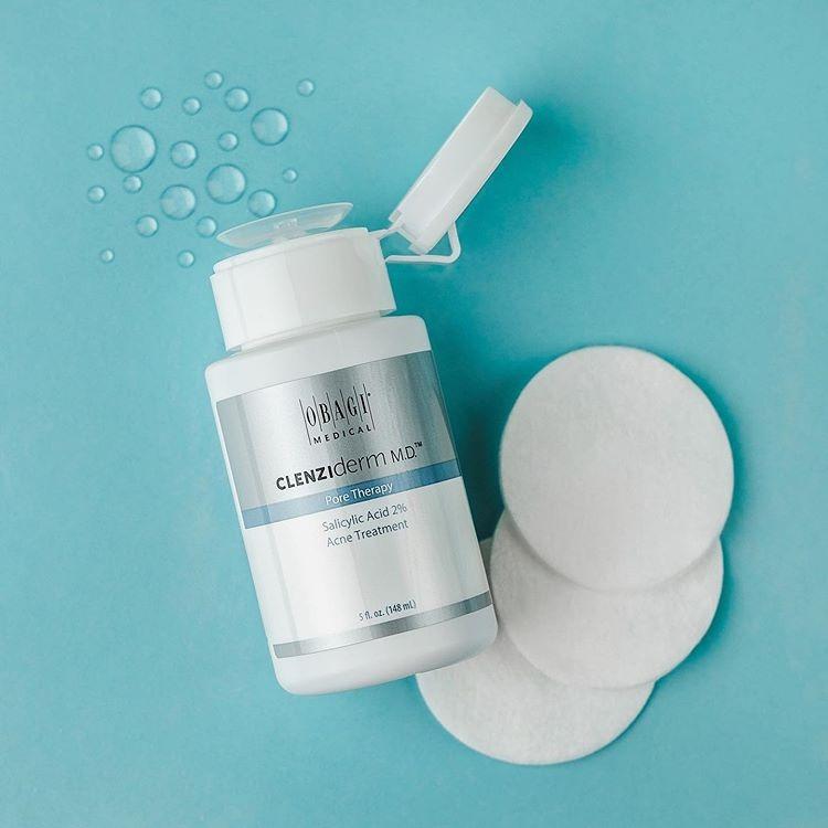 Dung dịch tẩy da chết, ngừa mụn chứa BHA Obagi Clenziderm MD Pore Therapy