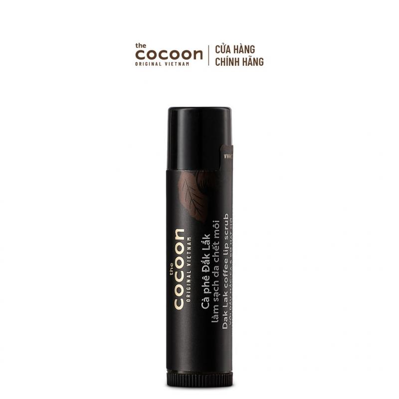 Tẩy da chết môi cà phê Đắk Lắk Cocoon môi ẩm mềm 5g