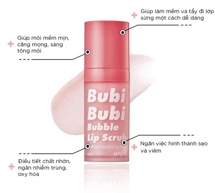 Tẩy tế bào chết môi Bubi Bubi Lip
