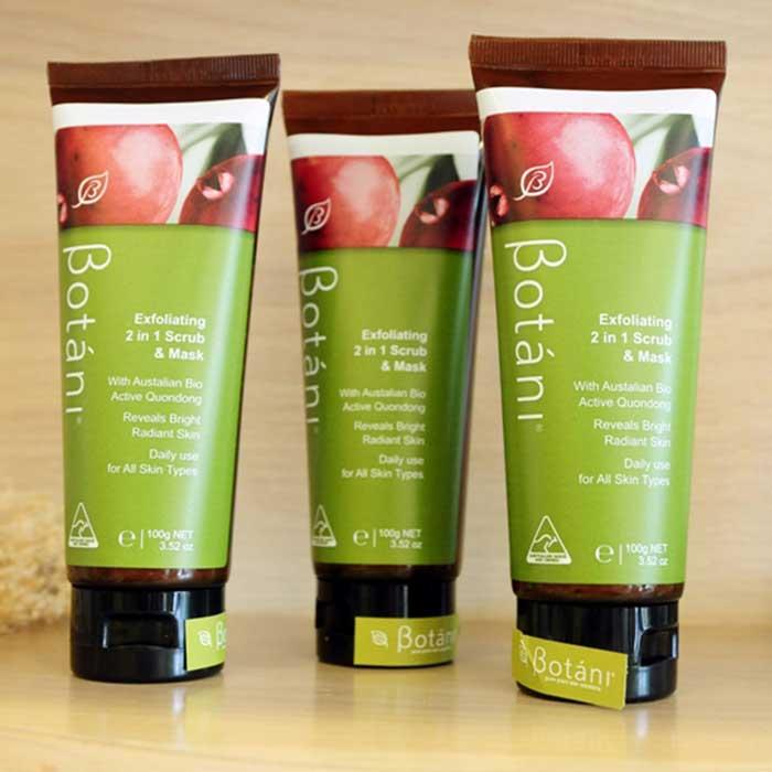 Tẩy tế bào chết và mặt nạ 2 trong 1 – Exfoliating 2 In 1 Scrub & Mask Botani (100g)
