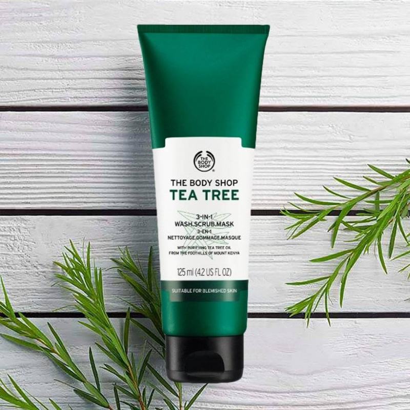 Tea Tree 3-In-1 Wash Scrub Mask