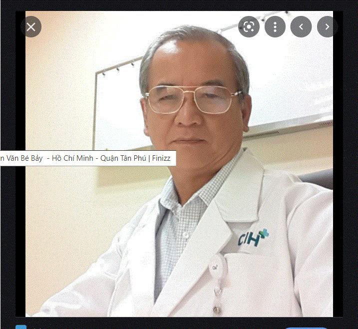 Thạc sĩ, Bác sĩ Trần Văn Bé Bảy