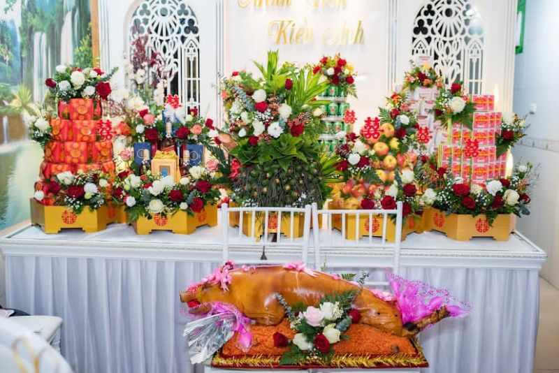 Tráp cưới tại Thái Vy Wedding & Events