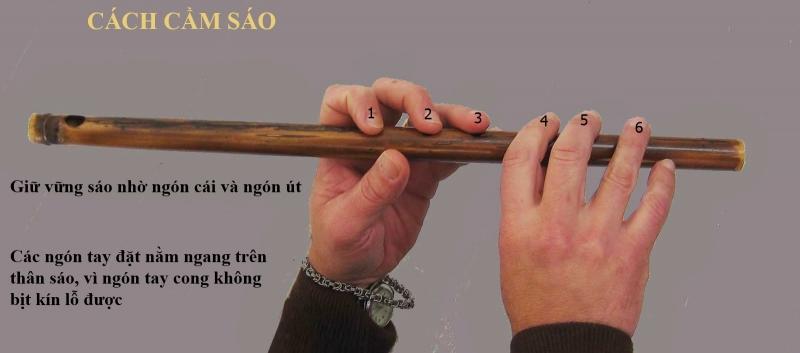 Cách cầm sáo cơ bản