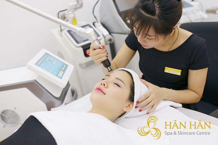 Khách hàng điều trị nám tại Hân Hân