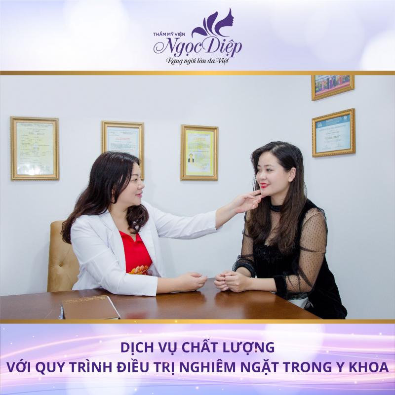 Đội ngũ bác sĩ và chuyên viên thẩm mỹ tại TMV Ngọc Diệp