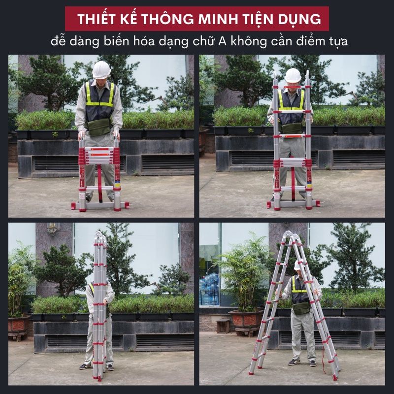 Thang nhôm rút gọn Fujihome