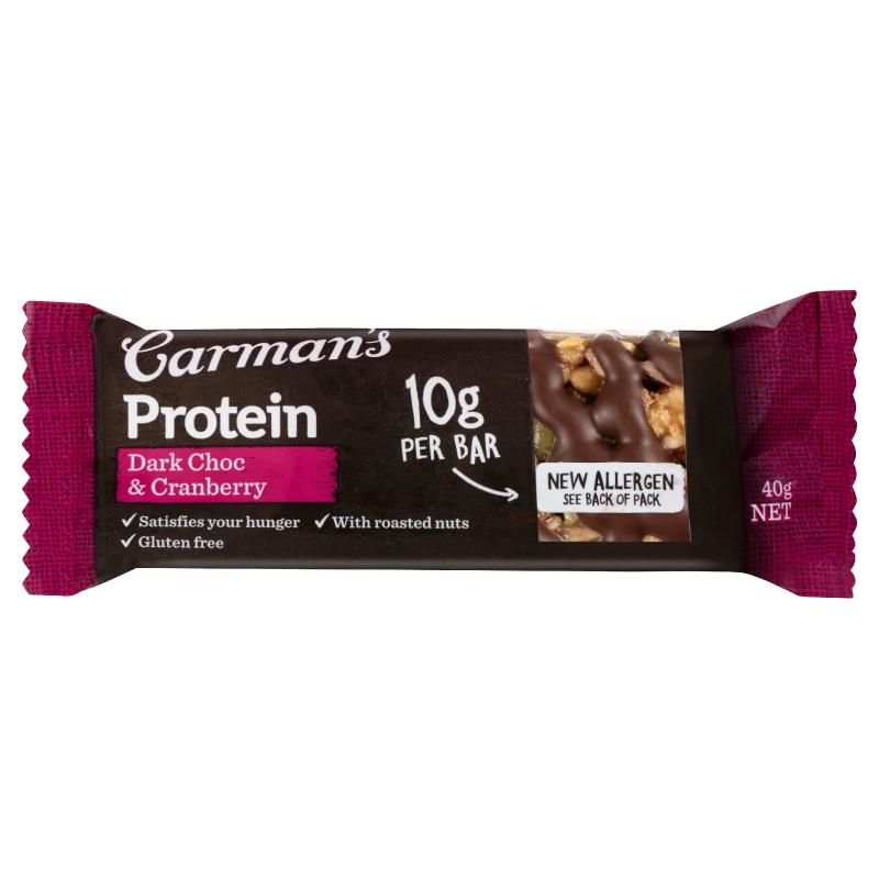 Thanh Carman's Protein Bar Dark Choc & Cranberry
