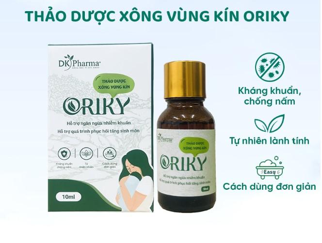 Thảo dược xông vùng kín sau sinh Oriky