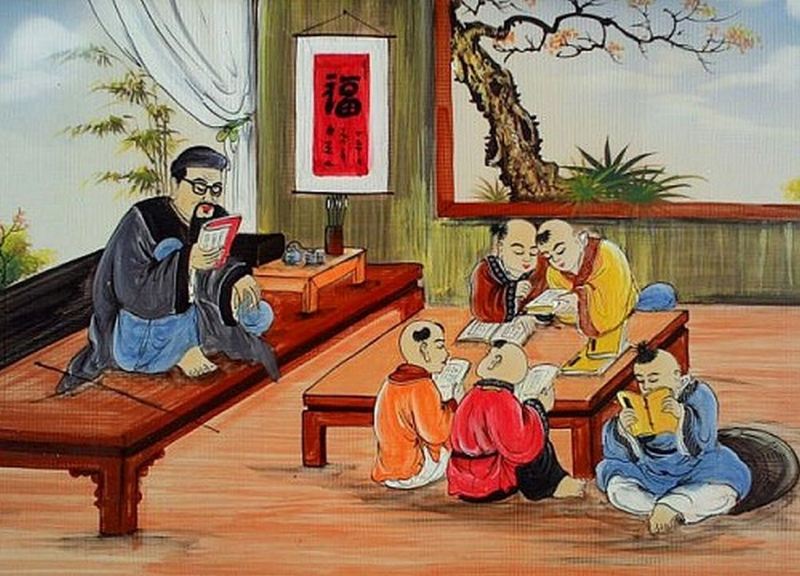 Thầy đồ dạy học