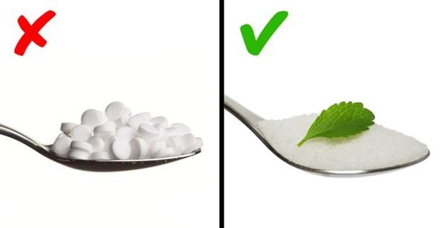 Thay thế đường bằng chất làm ngọt nhân tạo