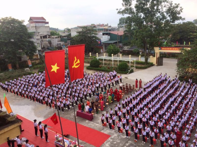 Lễ khai giảng năm học của Thầy và trò nhà trường