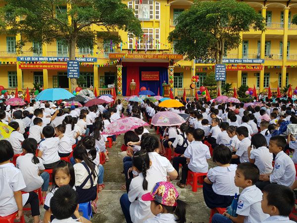 Lễ khai giảng năm học mới của Thầy và trò nhà trường