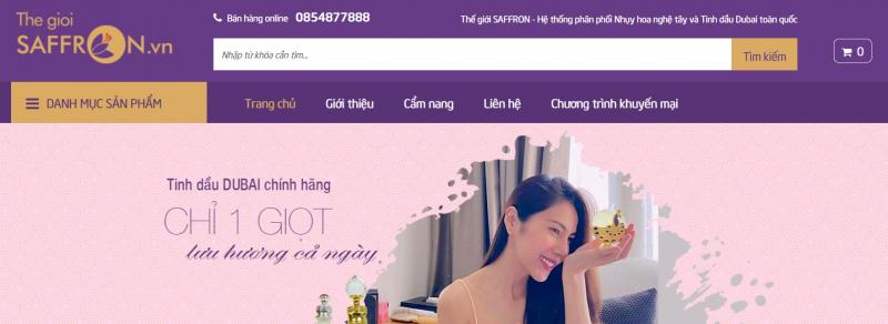 Thế Giới Saffron - Tinh dầu Dubai