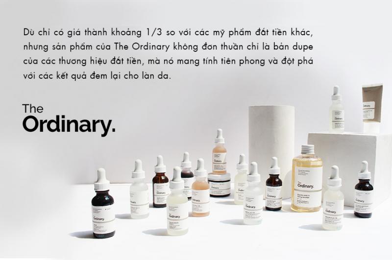 Sản phẩm của The Ordinary