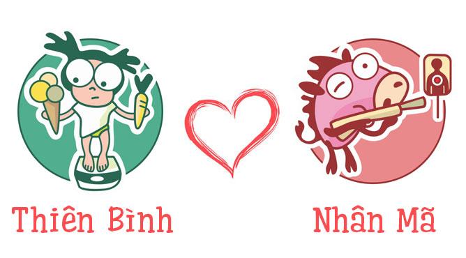 Nhân Mã và Thiên Bình