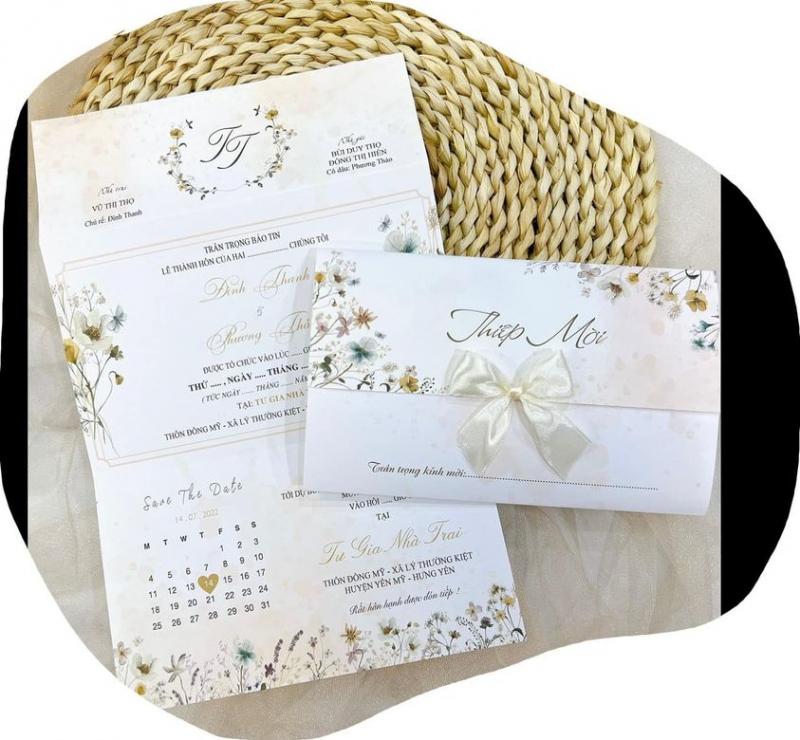 Thiệp Cưới Đẹp Hải Dương