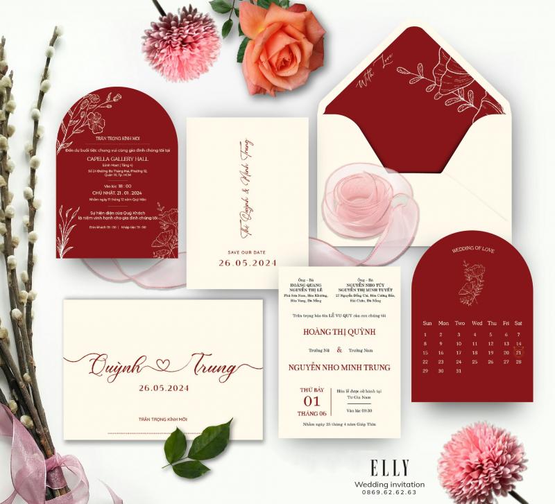Thiệp cưới ELLY