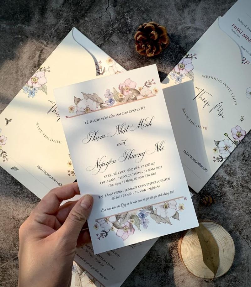 Thiệp Cưới Hải Dương