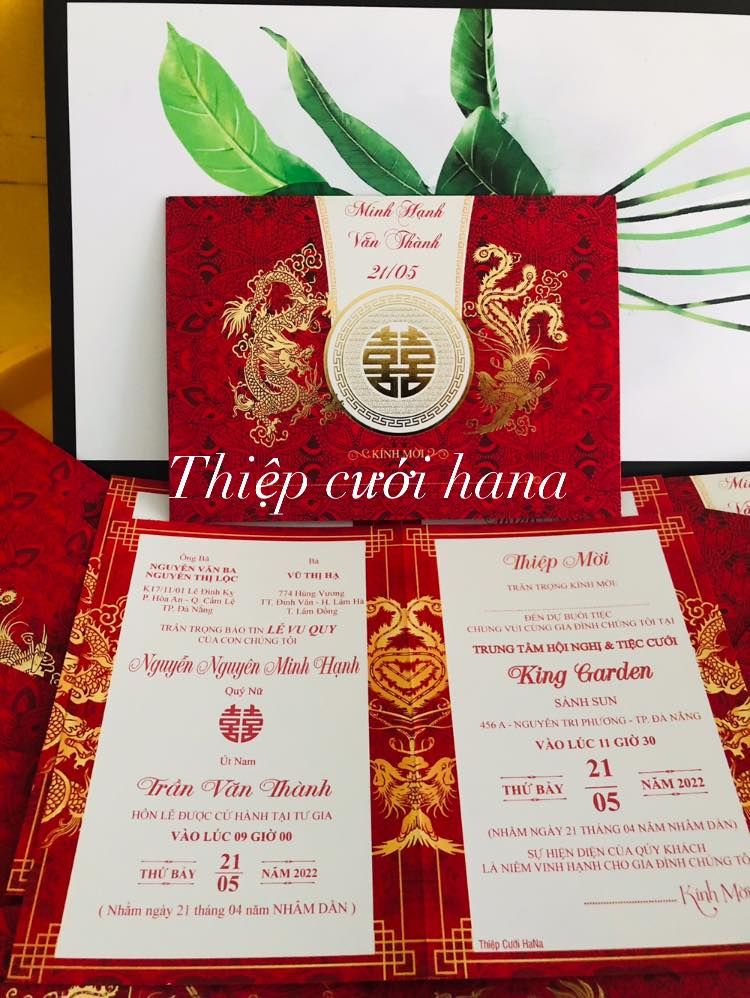 Thiệp cưới Hana Đà Nẵng