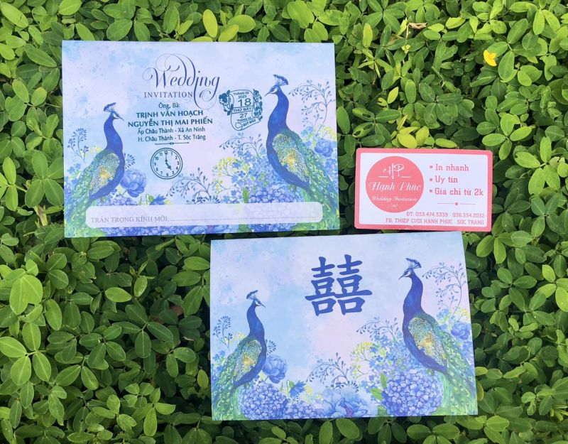 Thiệp cưới Hạnh Phúc