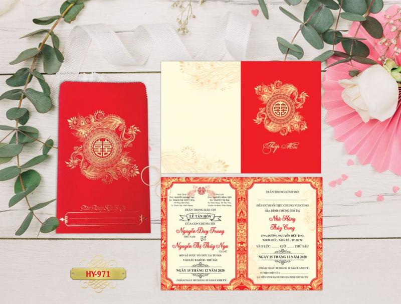 Thiệp cưới Hoàng Hải Yến