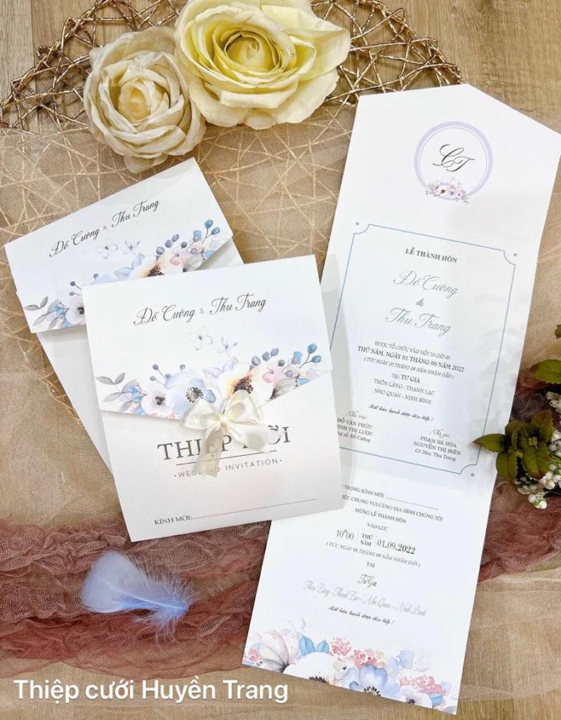 Thiệp cưới  Huyền Trang