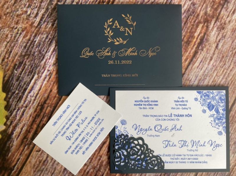 Thiệp cưới Lê Lai