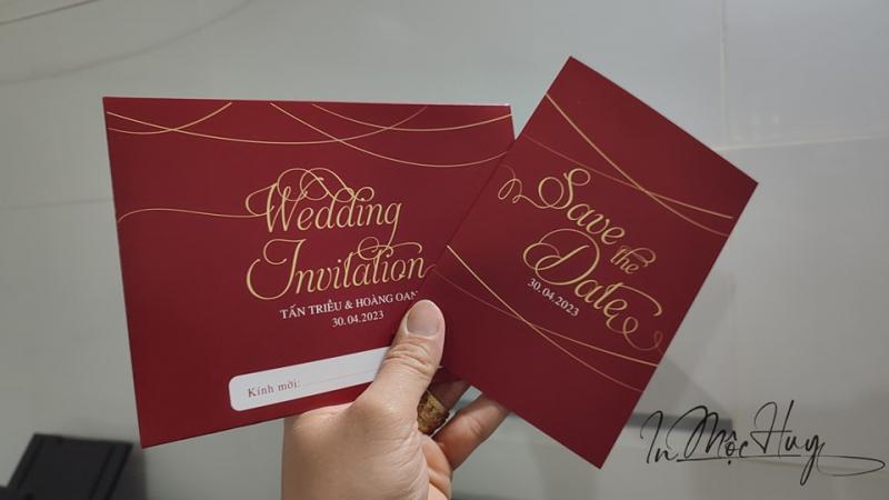 Thiệp cưới Mộc Huy