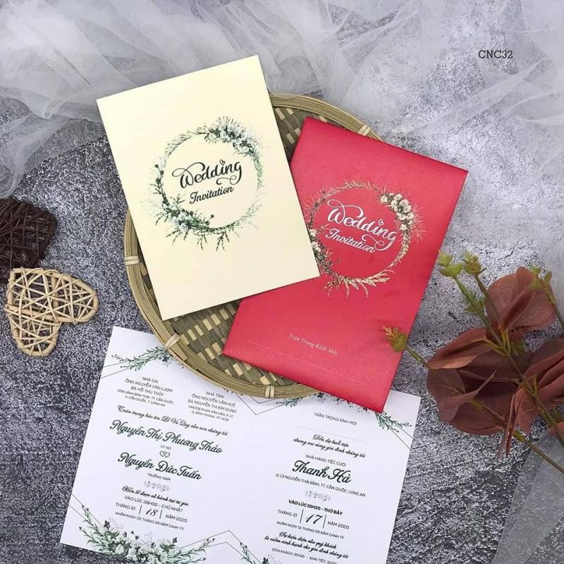 Thiệp cưới Rosie