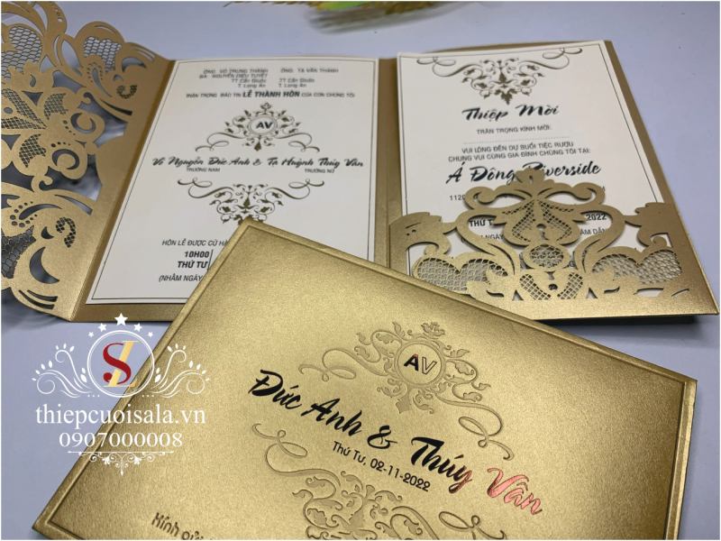 THIỆP CƯỚI SALA