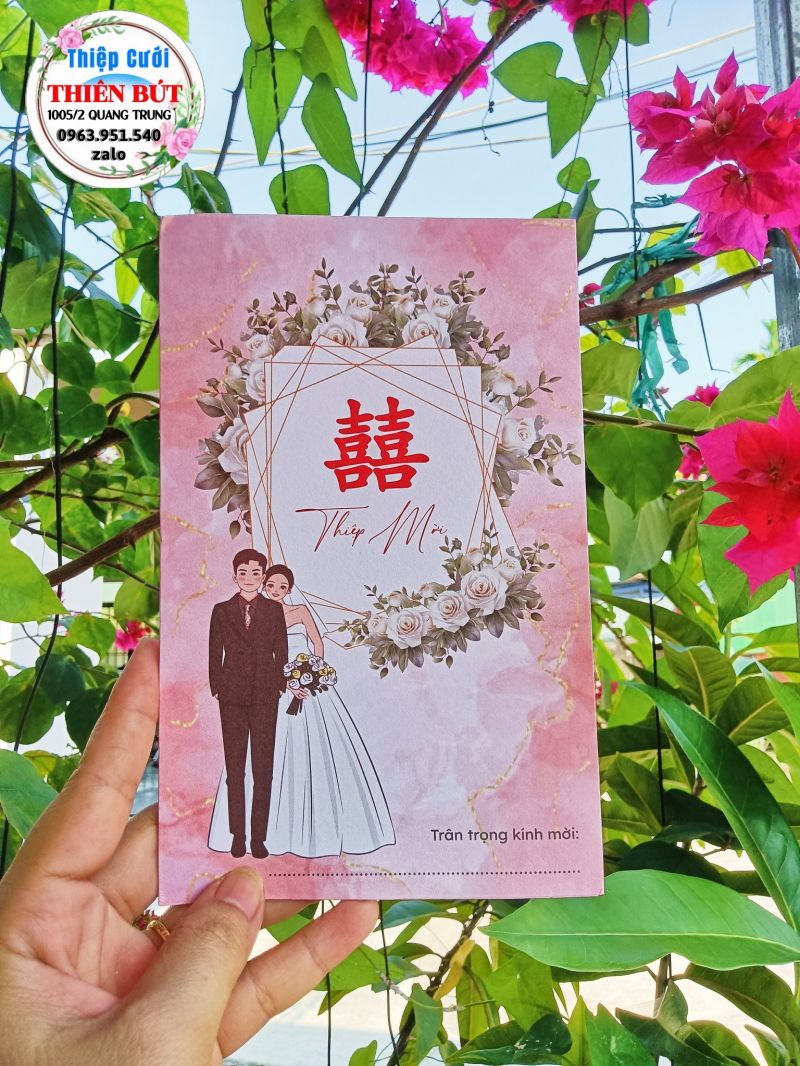Thiệp cưới Thiên Bút