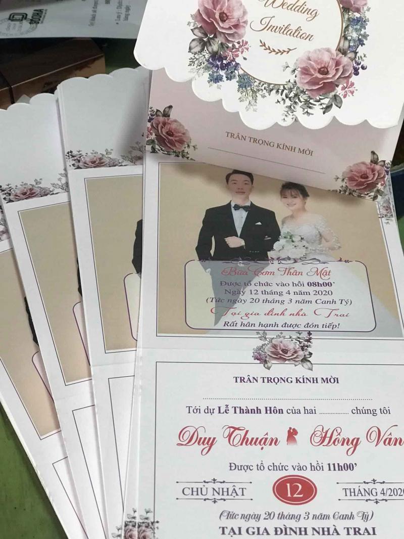 Thiệp Cưới Thu Thủy